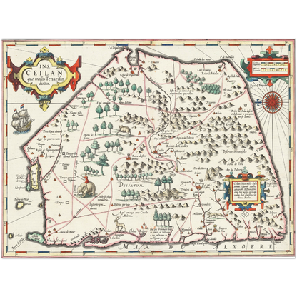 Historical city map  Test product horizontal 3 sizes