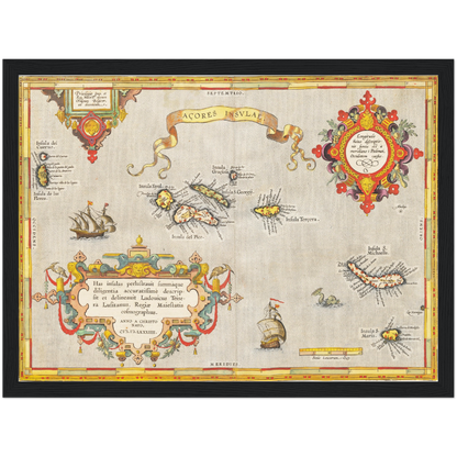 Historical city map  Test product horizontal 3 sizes
