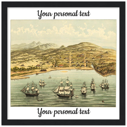 Personalisierte historische amerikanische Stadtansichten