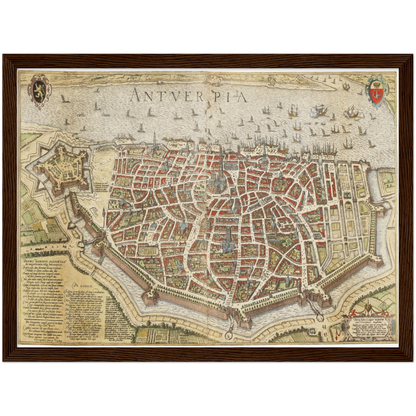 Historical city map  Test product horizontal 3 sizes