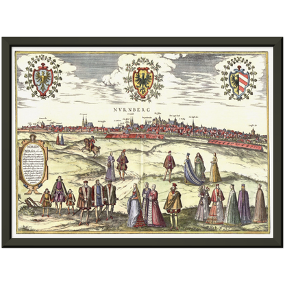 Historical city map  Test product horizontal 3 sizes