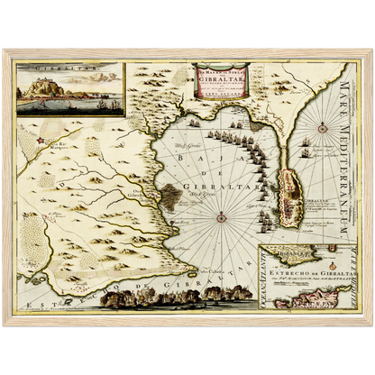 Historical city map  Test product horizontal 3 sizes