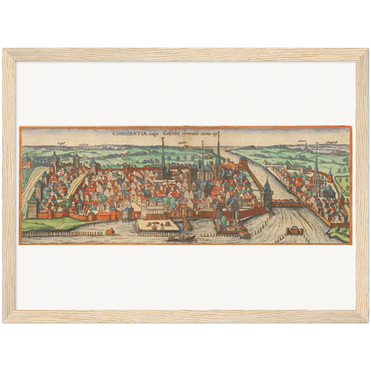 Historical city map  Test product horizontal 3 sizes