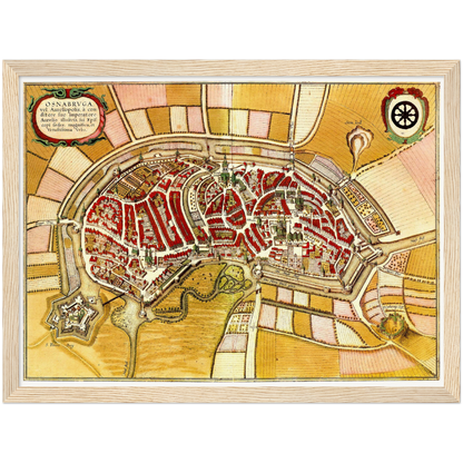 Historical city map  Test product horizontal 3 sizes