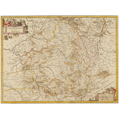 Historical city map  Test product horizontal 3 sizes