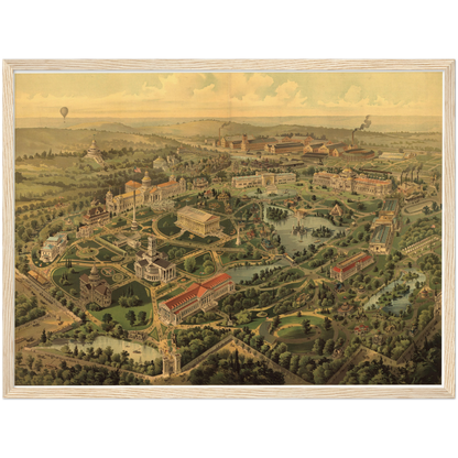 Historical city map  Test product horizontal 3 sizes