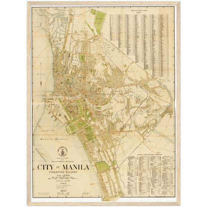 Historical city map  Test product horizontal 3 sizes