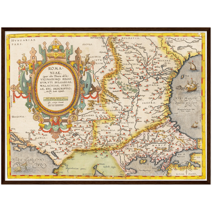 Historical city map  Test product horizontal 3 sizes