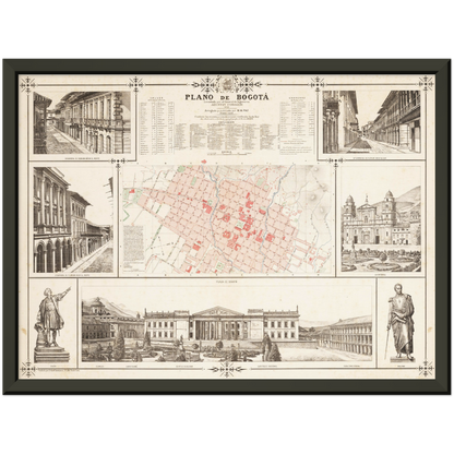 Historical city map  Test product horizontal 3 sizes