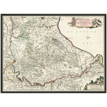 Historical city map  Test product horizontal 3 sizes