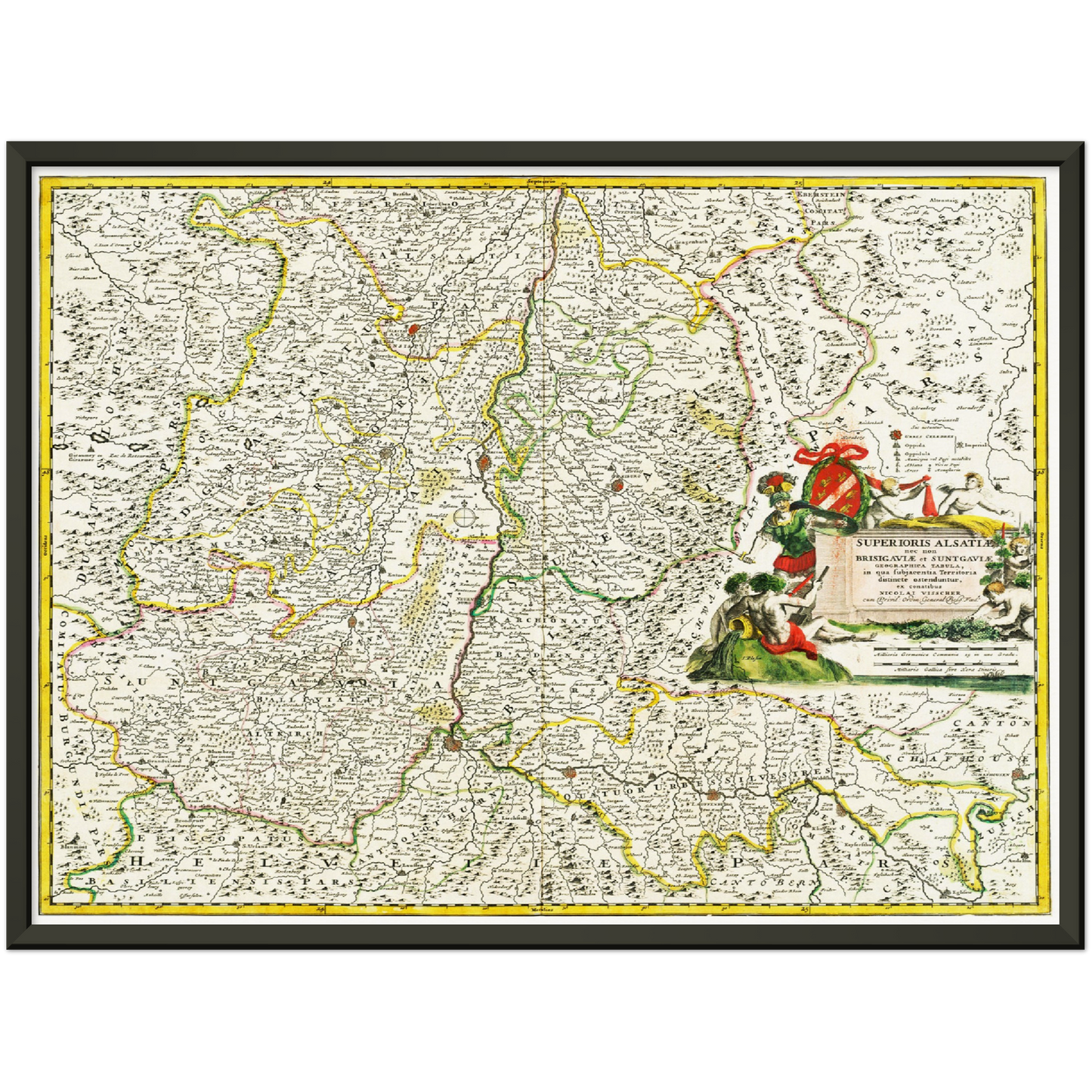 Historical city map  Test product horizontal 3 sizes