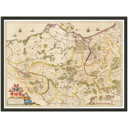 Historical city map  Test product horizontal 3 sizes