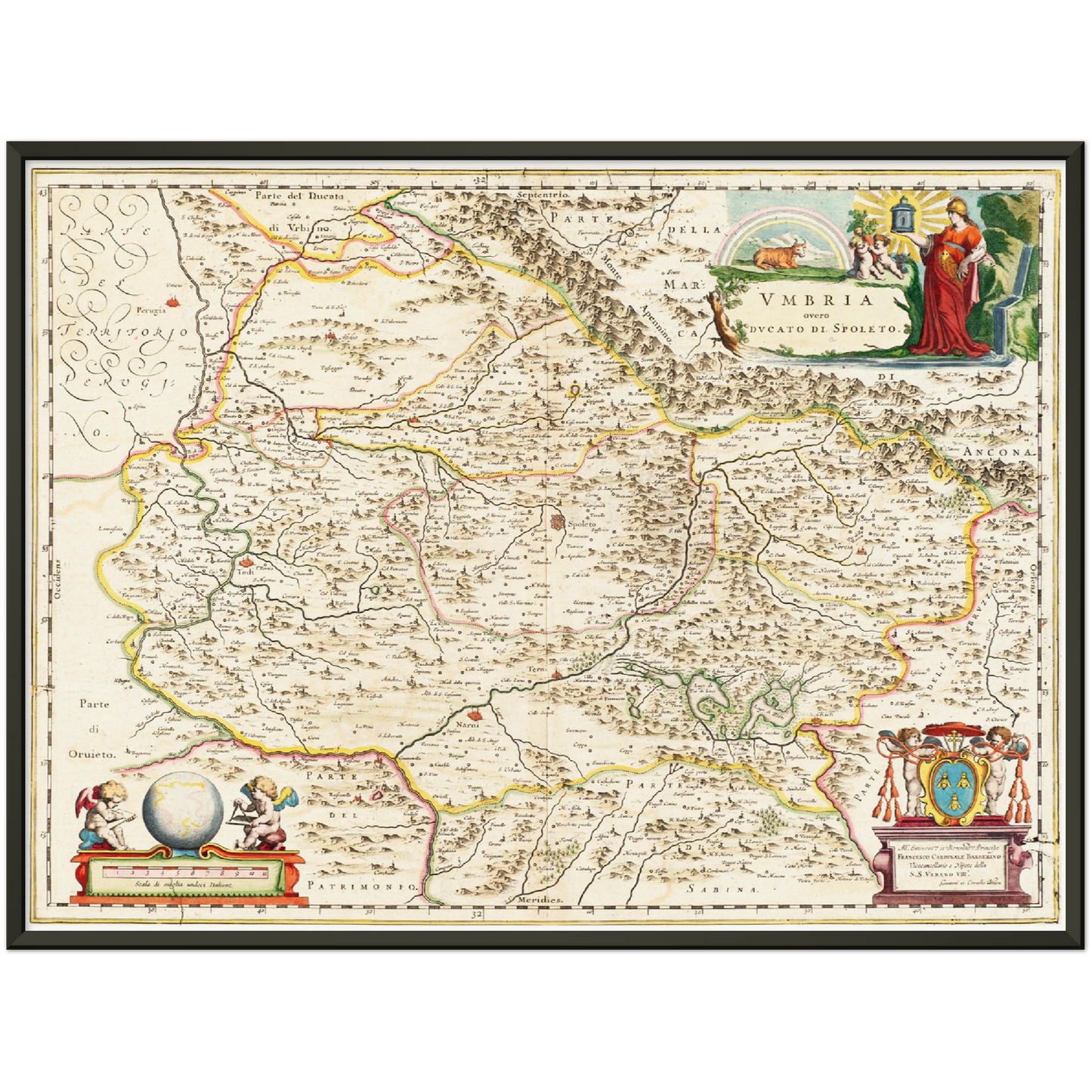 Historical city map  Test product horizontal 3 sizes