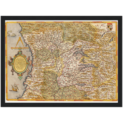 Historical city map  Test product horizontal 3 sizes