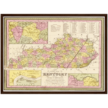 Historical city map  Test product horizontal 3 sizes