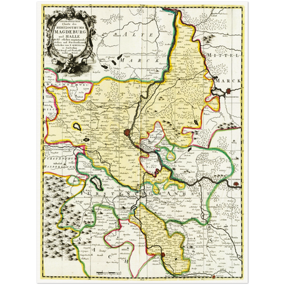 Magdeburg um 1725