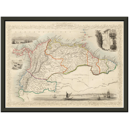 Kolumbien & Venezuela um 1850