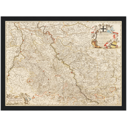 Historical city map  Test product horizontal 3 sizes
