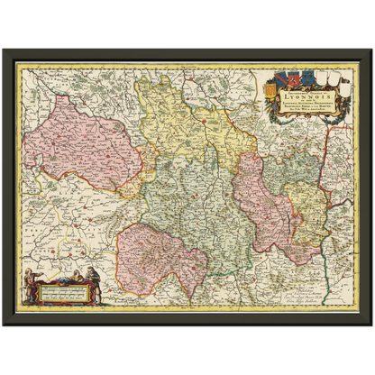Historical city map  Test product horizontal 3 sizes