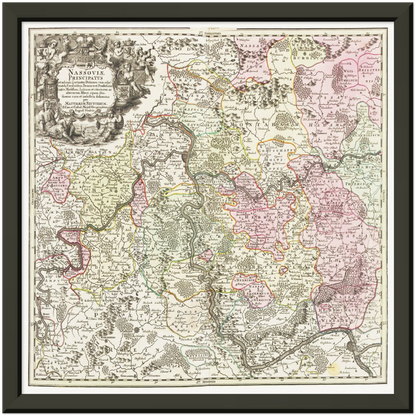 Historical city map  Test product horizontal 3 sizes