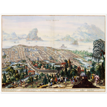 Historical city map  Test product horizontal 3 sizes