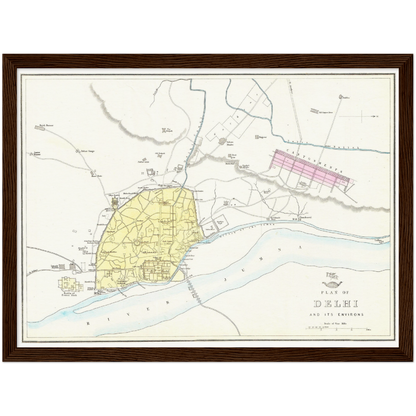 Historical city map  Test product horizontal 3 sizes
