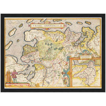 Historical city map  Test product horizontal 3 sizes