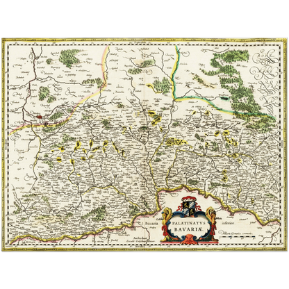 Historical city map  Test product horizontal 3 sizes