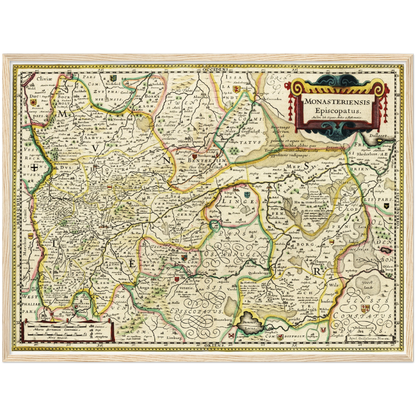 Historical city map  Test product horizontal 3 sizes