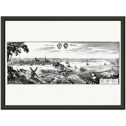 Historical city map  Test product horizontal 3 sizes