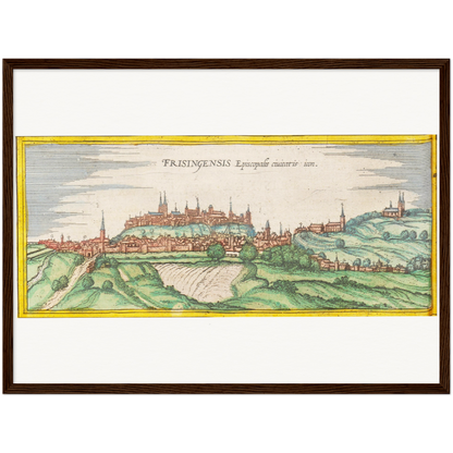Historical city map  Test product horizontal 3 sizes