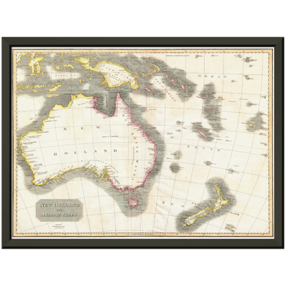 Historical city map  Test product horizontal 3 sizes