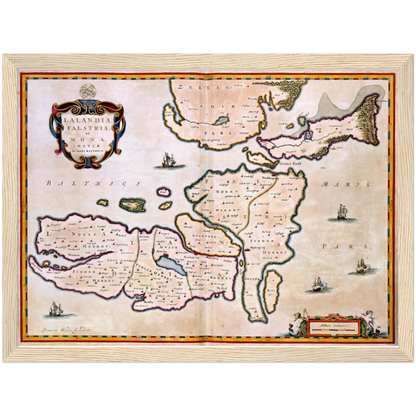 Historical city map  Test product horizontal 3 sizes