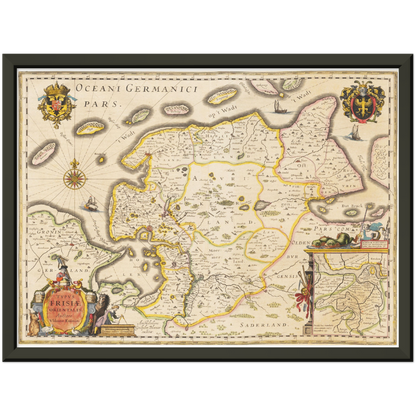 Historical city map  Test product horizontal 3 sizes