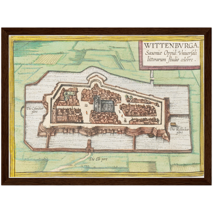 Historical city map  Test product horizontal 3 sizes