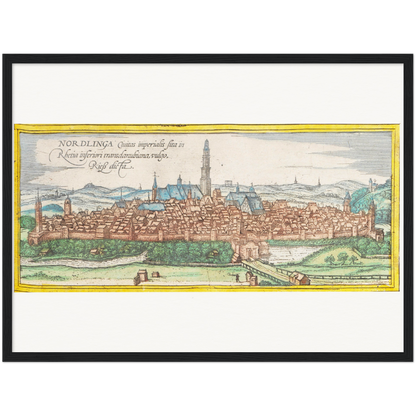 Historical city map  Test product horizontal 3 sizes