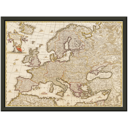 Historical city map  Test product horizontal 3 sizes