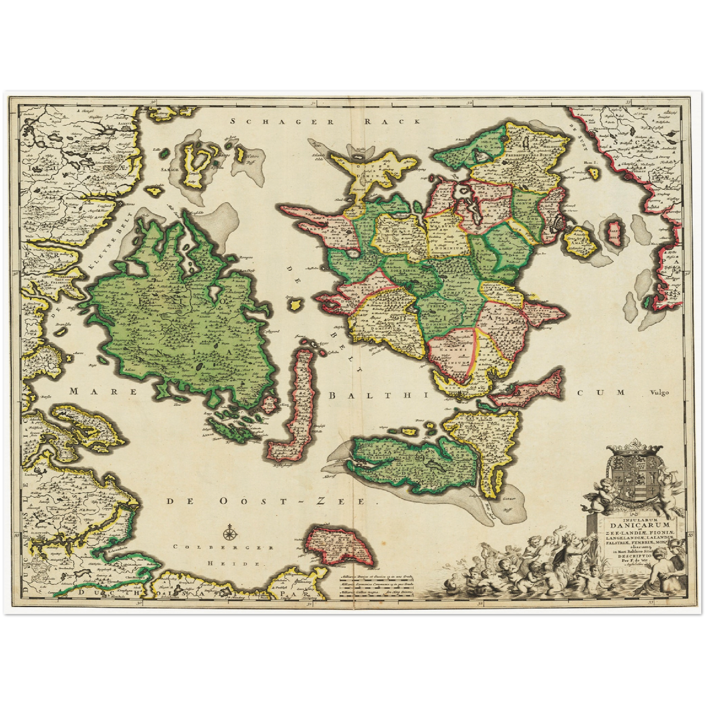 Historical city map  Test product horizontal 3 sizes