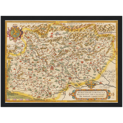 Historical city map  Test product horizontal 3 sizes