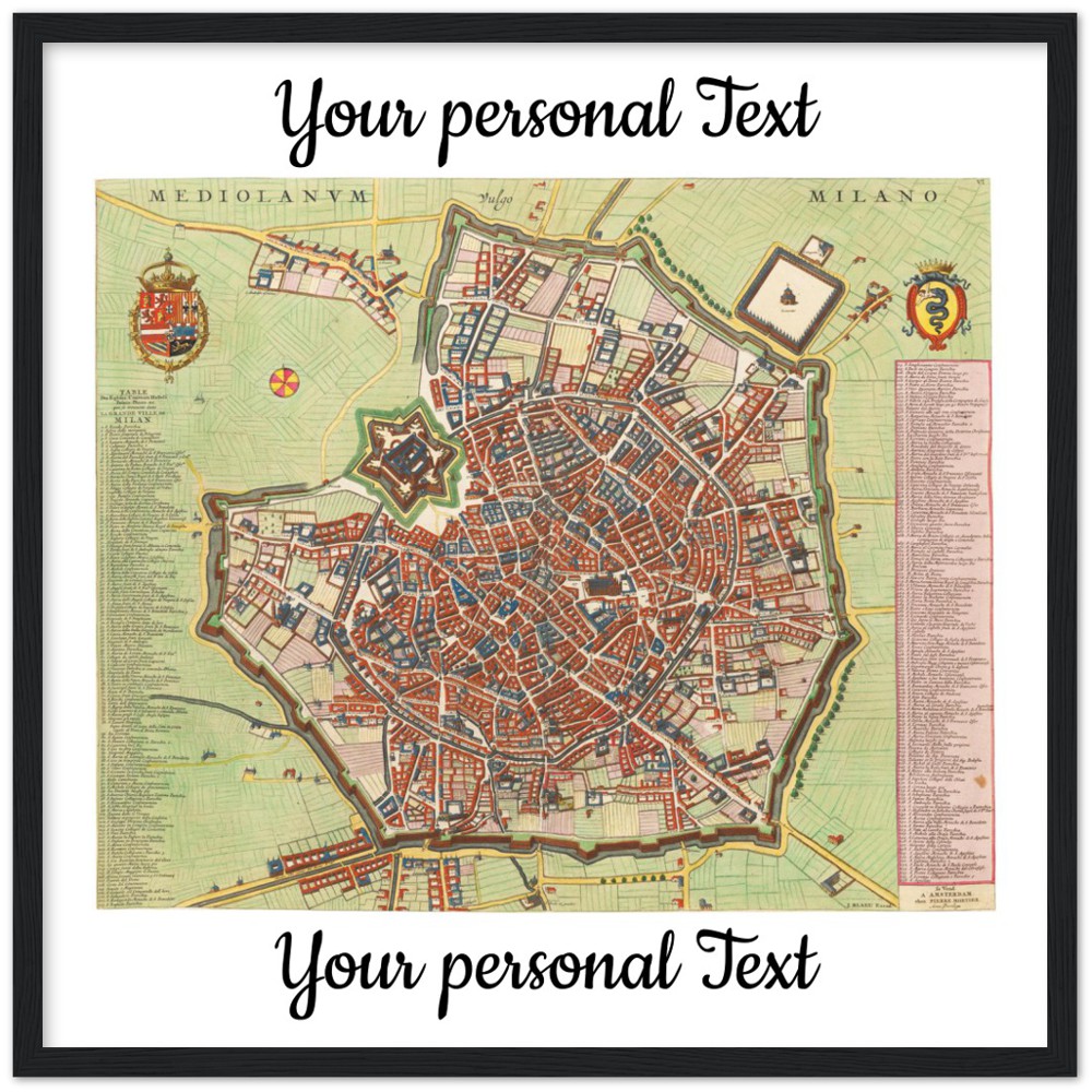 Personalisierte historische europäische Stadtansichten