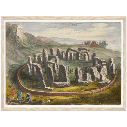 Historical city map  Test product horizontal 3 sizes