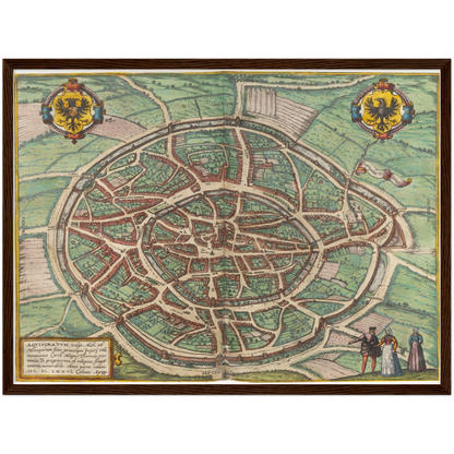 Historical city map  Test product horizontal 3 sizes