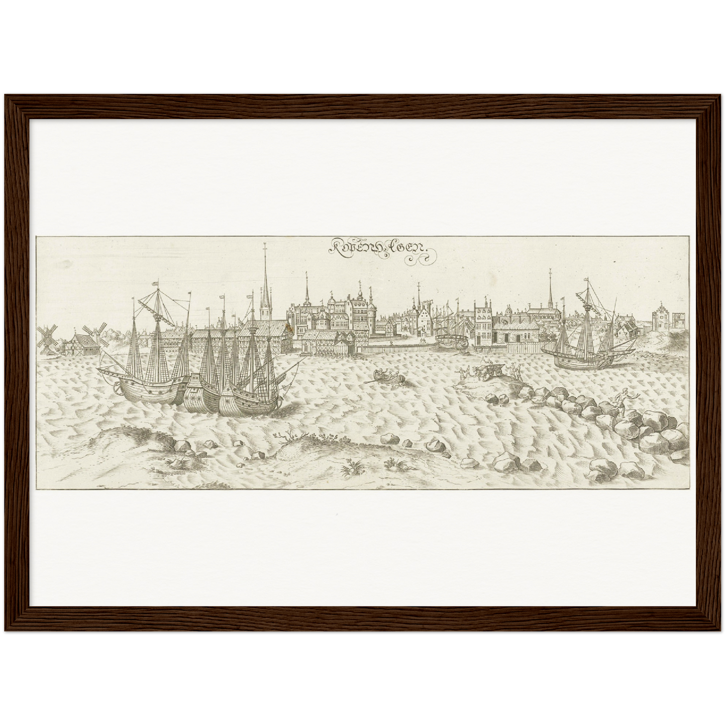 Historical city map  Test product horizontal 3 sizes