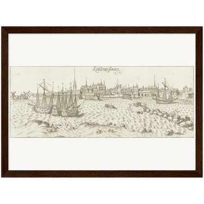 Historical city map  Test product horizontal 3 sizes