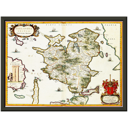 Historical city map  Test product horizontal 3 sizes