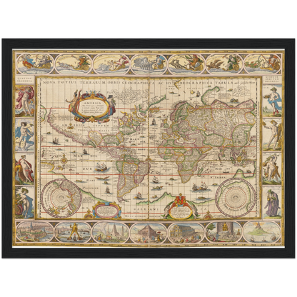 Historical city map  Test product horizontal 3 sizes