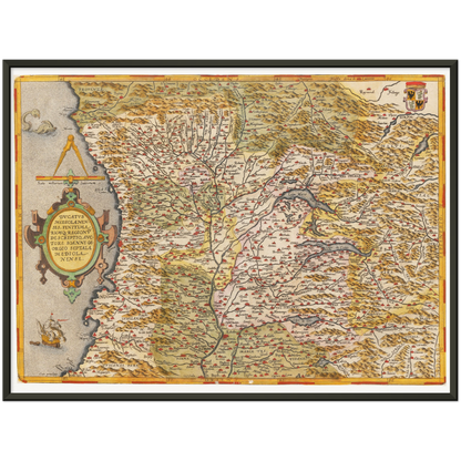 Historical city map  Test product horizontal 3 sizes