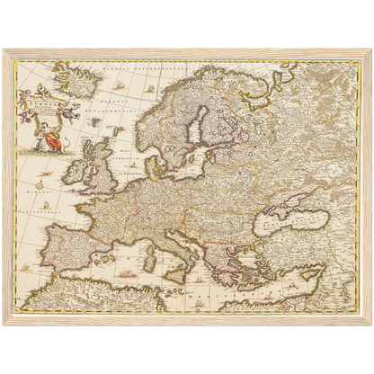 Historical city map  Test product horizontal 3 sizes