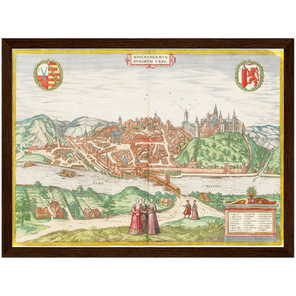 Historical city map  Test product horizontal 3 sizes