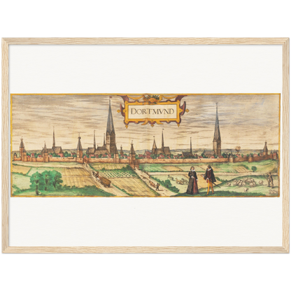 Historical city map  Test product horizontal 3 sizes